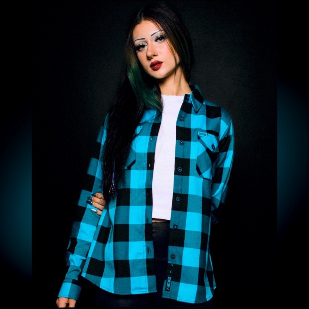 NWT🔥NIB DIXXON BACK II BASICS FLANNEL WOMENS MEDIUM